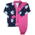 0336 Pijama Marinho com Unicórnio Rosa e Calça Rosa  +R$ 59,00